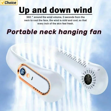 Bladeless USB Neck Fan - Stay Cool Anywhere - InspiredGrabs.com